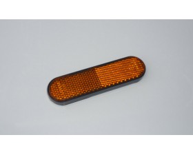 ODRAZKA ORANŽOVÁ NA PŘEDNÍ TLUMIČE - (100X27MM) - TYPOVĚ JAWA CL